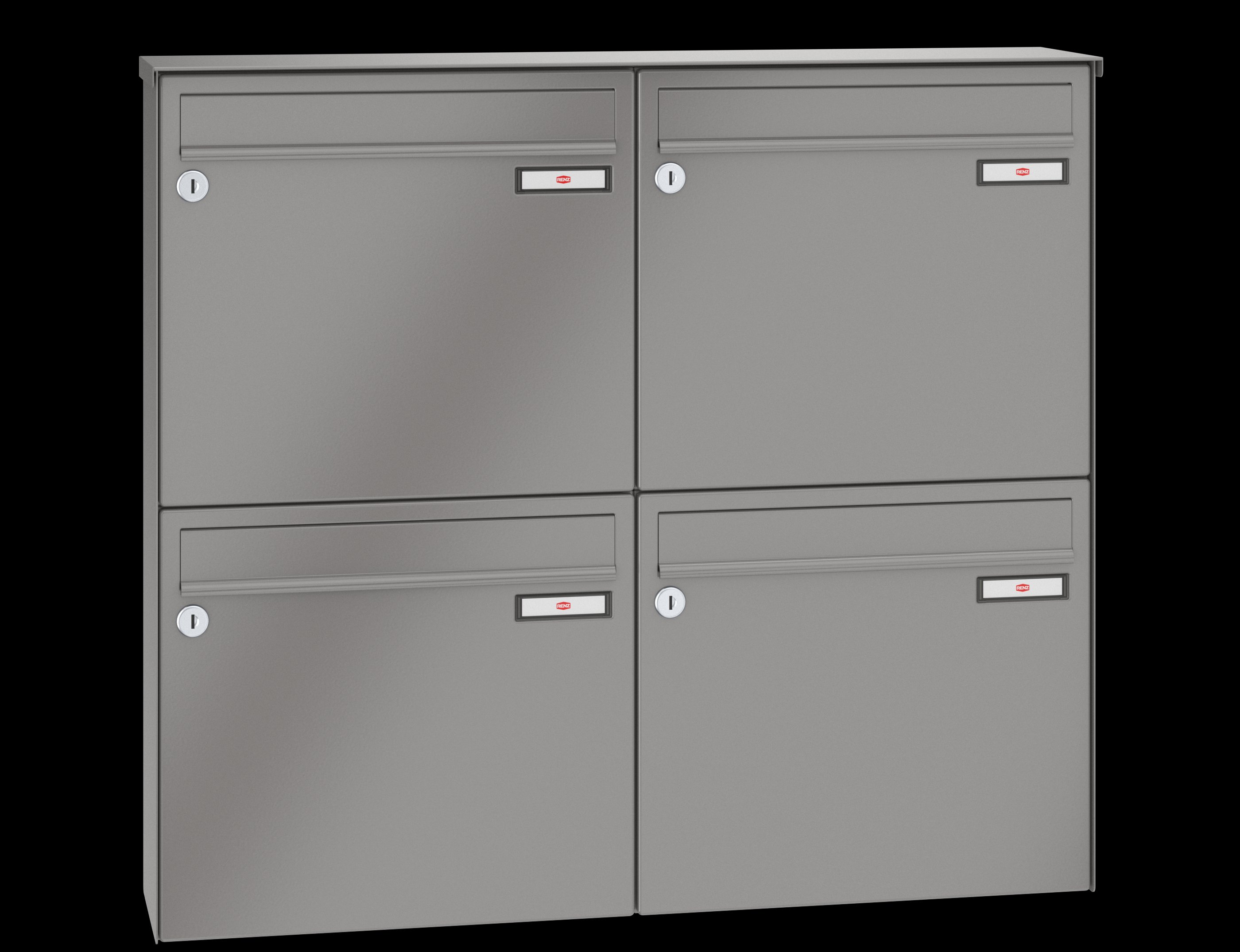 RENZ BASIC B Briefkastenanlage 4 Wohneinheiten